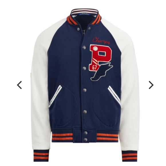 letterman jacket polo